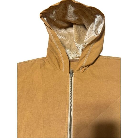 women's stretch nylon zip up thin casual hoodie short sweater M - Picture 5 of 6